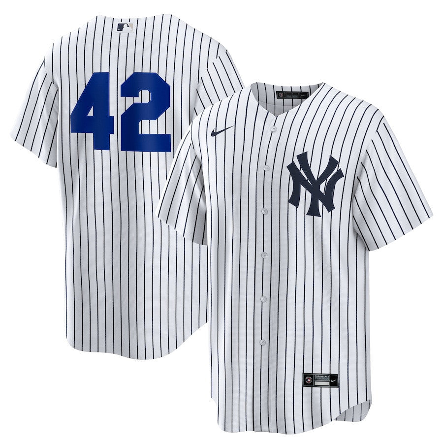 New York Yankees Home 2025 Jackie Robinson Day Men Jersey - White