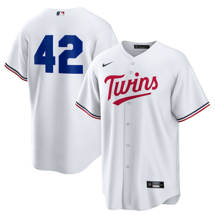 Minnesota Twins Home 2025 Jackie Robinson Day Men Jersey - White