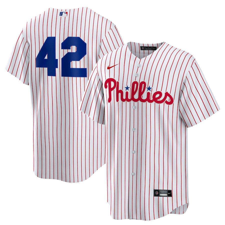 Philadelphia Phillies Home 2025 Jackie Robinson Day Men Jersey - White