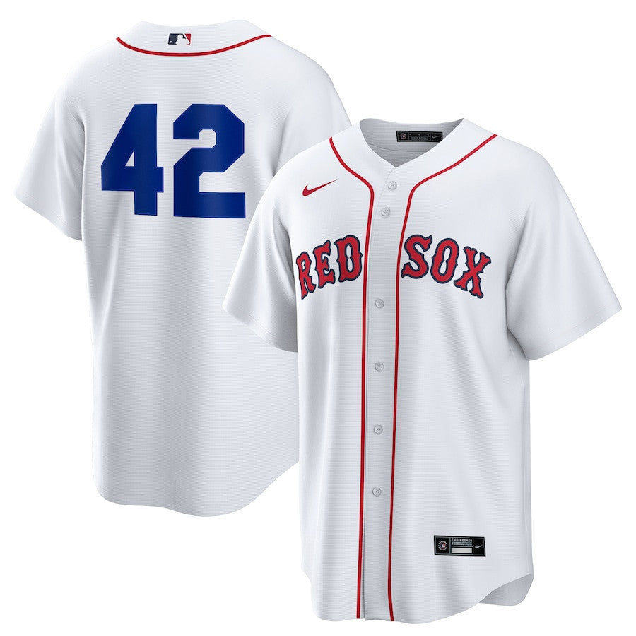 Boston Red Sox Home 2025 Jackie Robinson Day Men Jersey - White