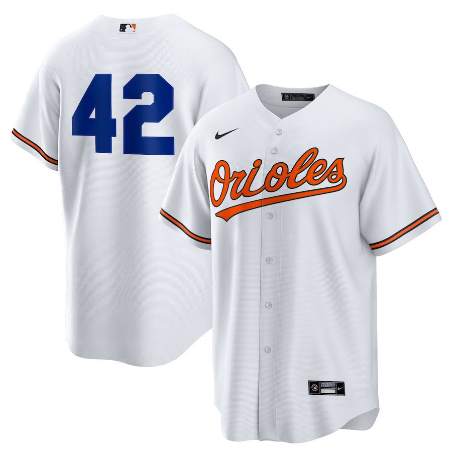 Baltimore Orioles Home 2025 Jackie Robinson Day Men Jersey - White