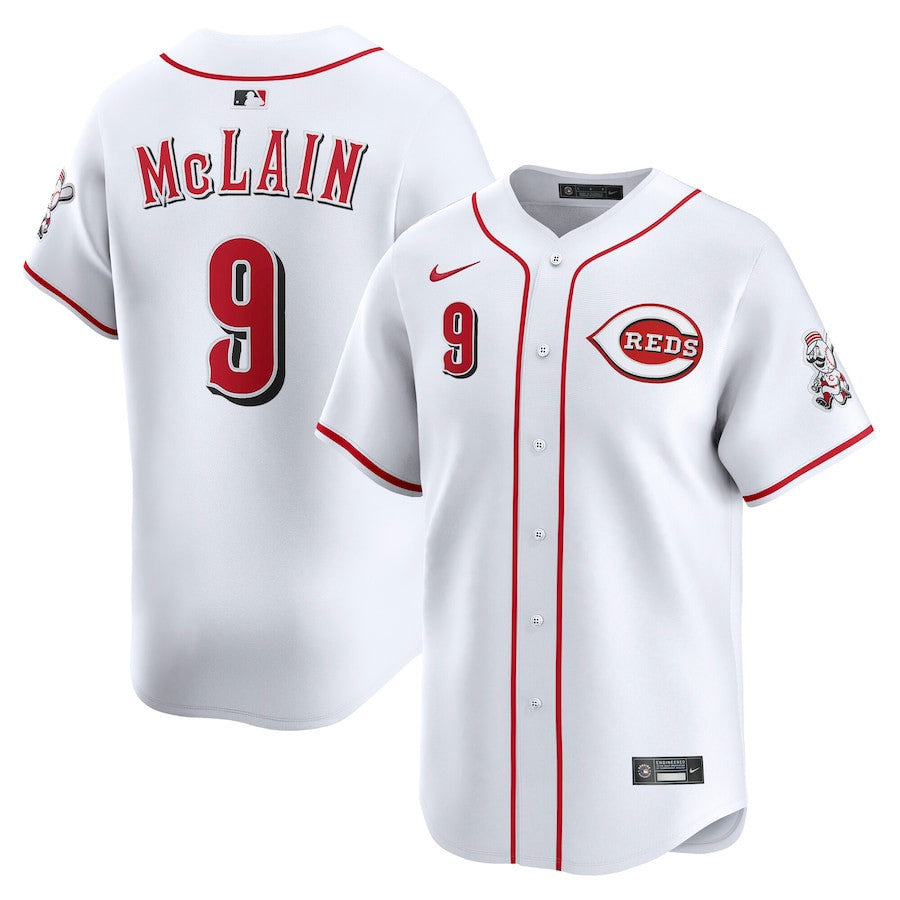 Matt McLain 9 Cincinnati Reds Alternate Limited Player Men Jersey - White