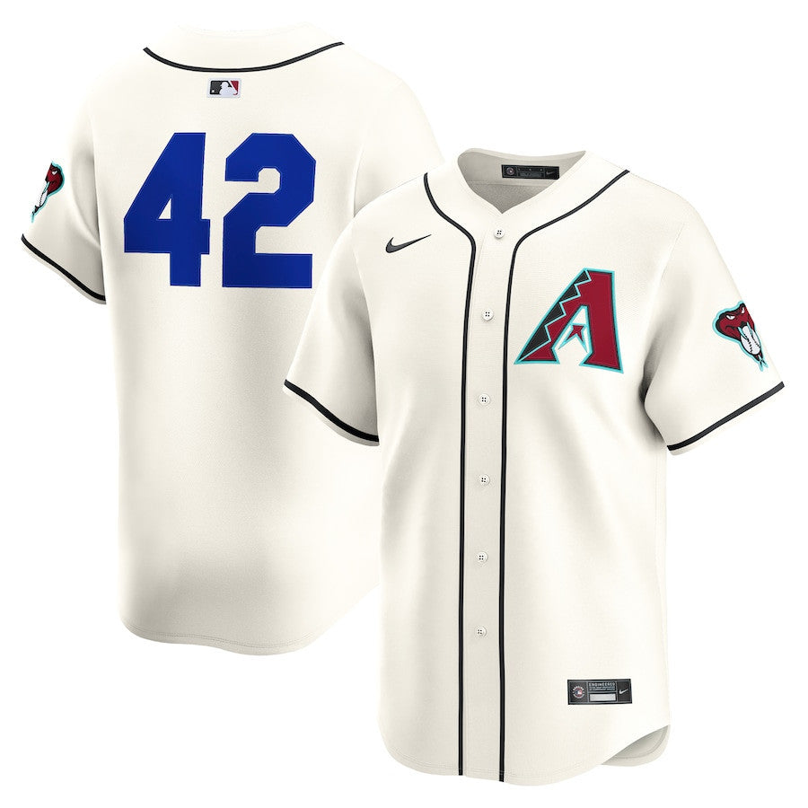Arizona Diamondbacks Home 2025 Jackie Robinson Day Limited Men Jersey - Cream