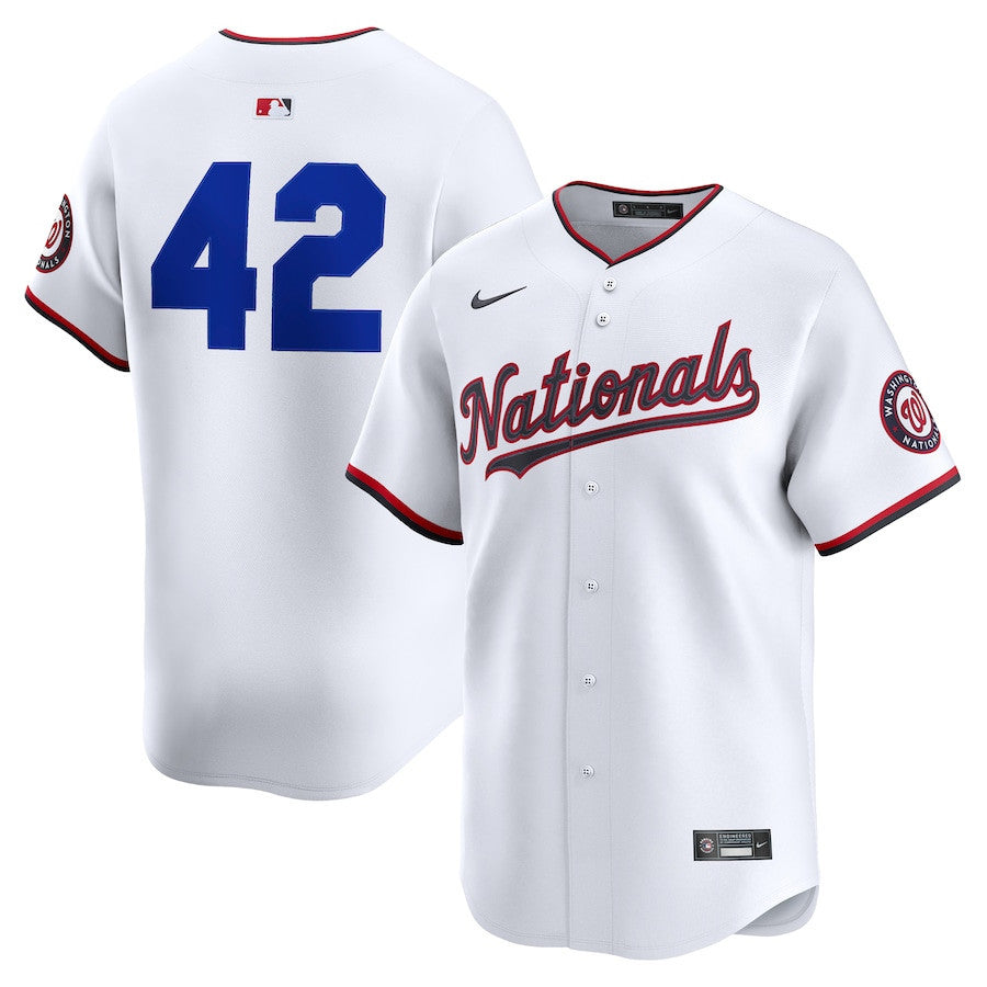Washington Nationals Home 2025 Jackie Robinson Day Limited Men Jersey - White