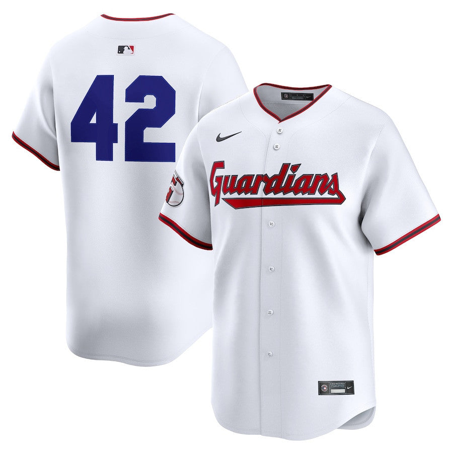 Cleveland Guardians Home 2025 Jackie Robinson Day Limited Men Jersey - White