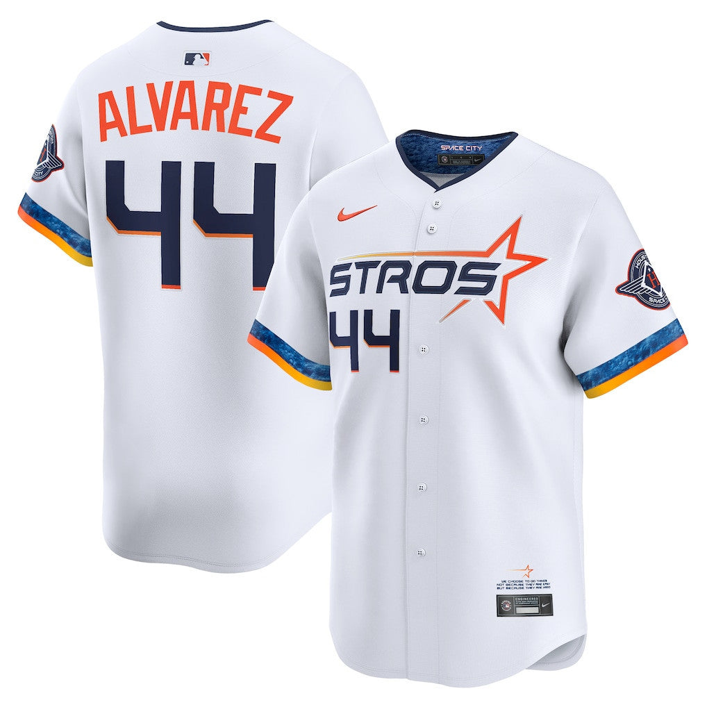Yordan Álvarez 44 Houston Astros 2025 City Connect Limited Player Men Jersey - White