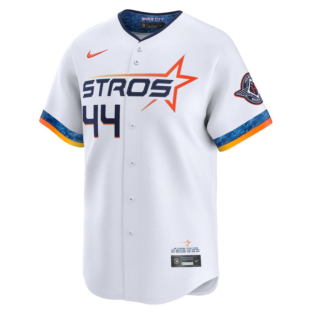 Yordan Álvarez 44 Houston Astros 2025 City Connect Limited Player Men Jersey - White