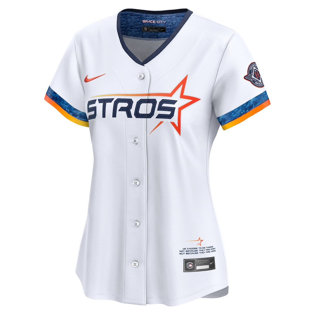 Houston Astros Women's 2025 City Connect Limited Jersey - White