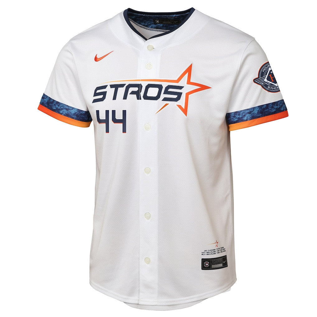 Yordan Álvarez 44 Houston Astros 2025 City Connect Limited Player YOUTH Jersey - White