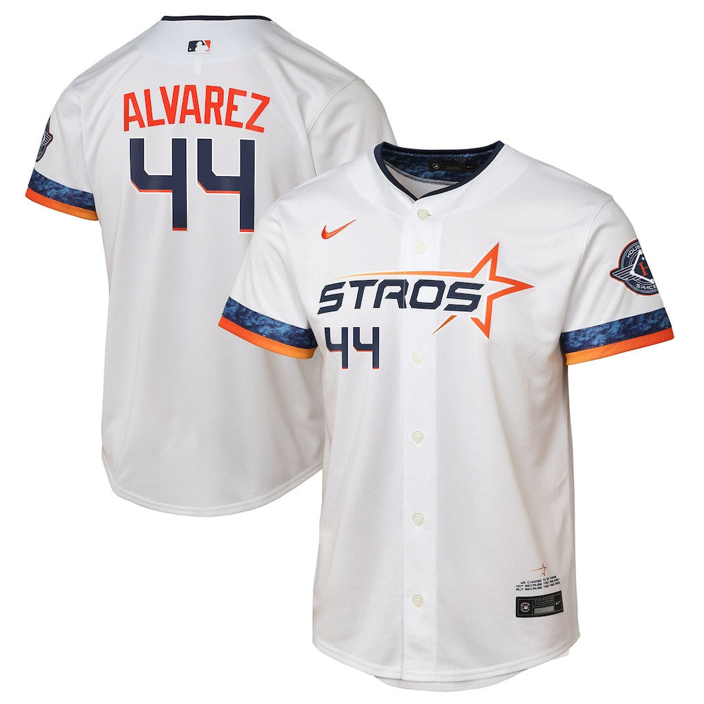 Yordan Álvarez 44 Houston Astros 2025 City Connect Limited Player YOUTH Jersey - White