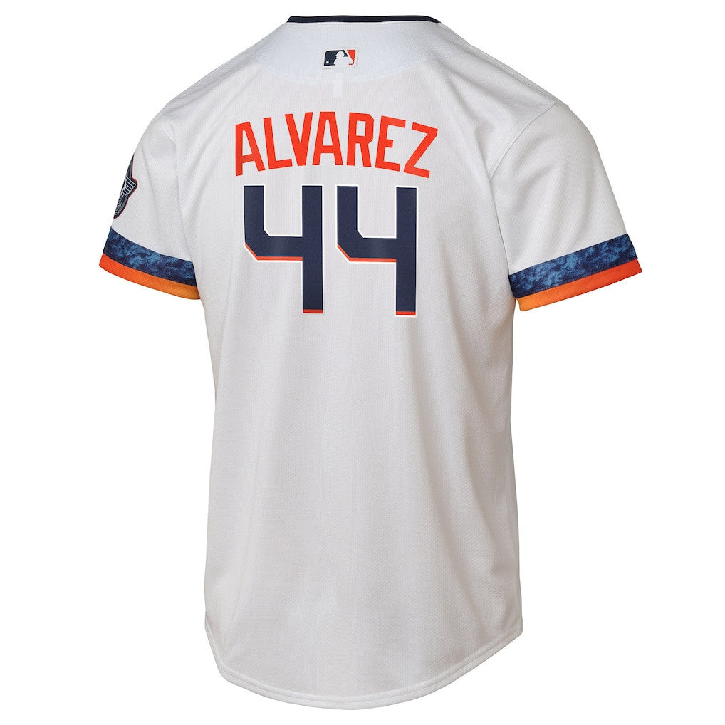 Yordan Álvarez 44 Houston Astros 2025 City Connect Limited Player YOUTH Jersey - White