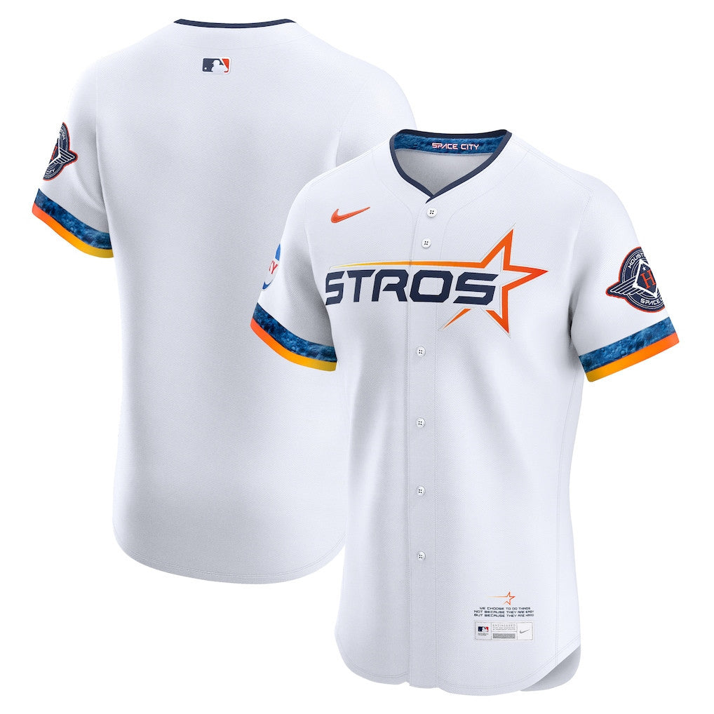 Houston Astros 2025 City Connect Elite Men Jersey - White