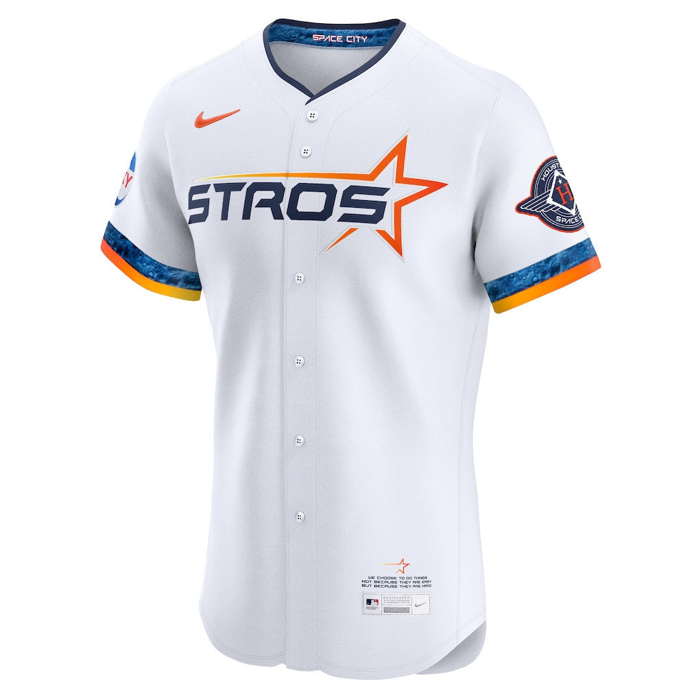 Houston Astros 2025 City Connect Elite Men Jersey - White