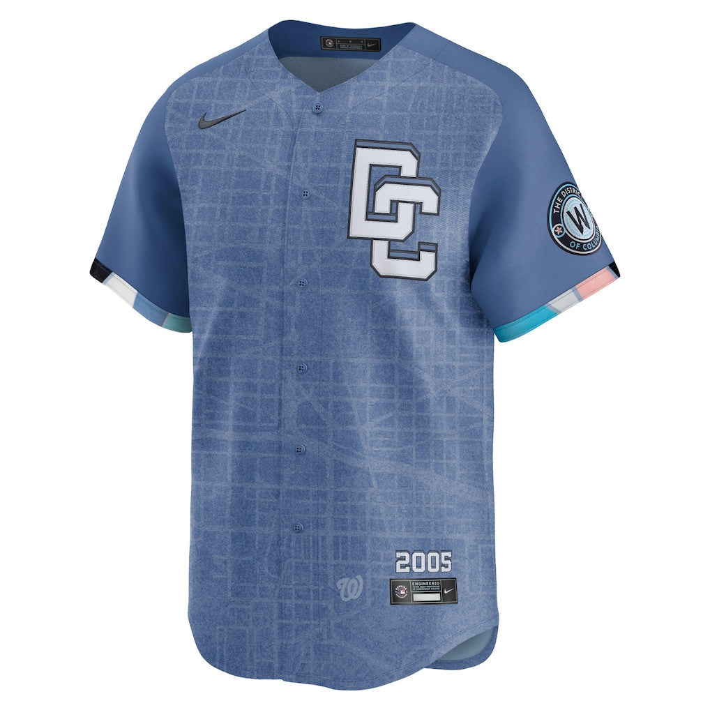 Washington Nationals 2025 City Connect Limited Men Jersey - Blue