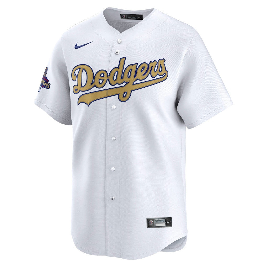 Los Angeles Dodgers 2025 Gold Collection Limited Men Jersey - White