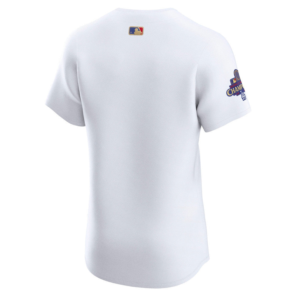 Los Angeles Dodgers 2025 Gold Collection Elite Men Jersey - White