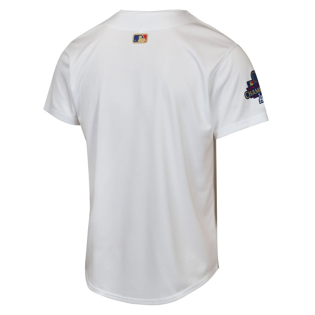 Los Angeles Dodgers 2025 Gold Collection Limited YOUTH Jersey - White