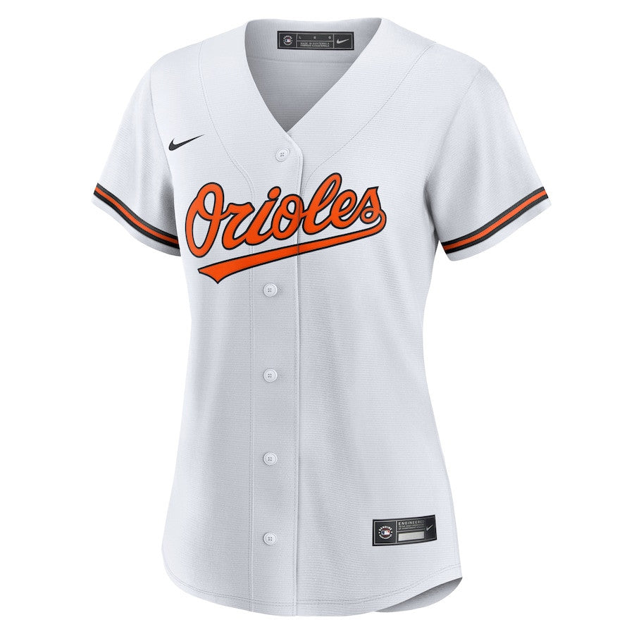 Colton Cowser 17 Baltimore Orioles Women's Home Jersey - White