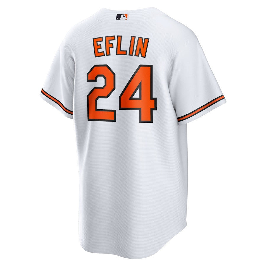 Zach Eflin 24 Baltimore Orioles Home Men Jersey - White