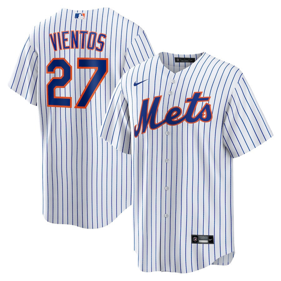 Mark Vientos 27 New York Mets Home Men Jersey - White
