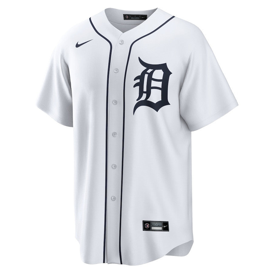 Gleyber Torres 25 Detroit Tigers Home Men Jersey - White