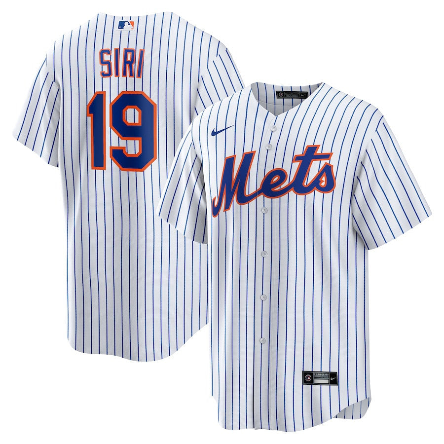 Jose Siri 19 New York Mets Home Men Jersey - White
