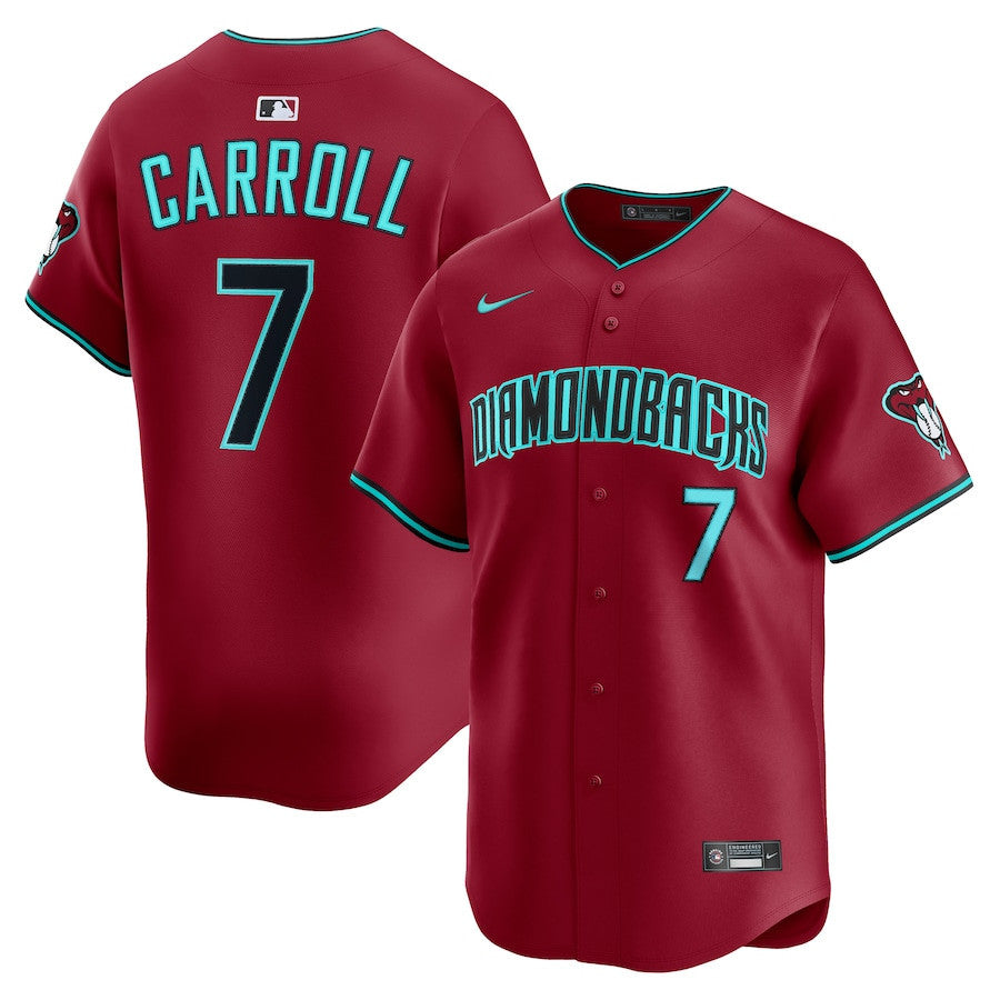 Corbin Carroll 7 Arizona Diamondbacks Alternate Limited Men Jersey - Red
