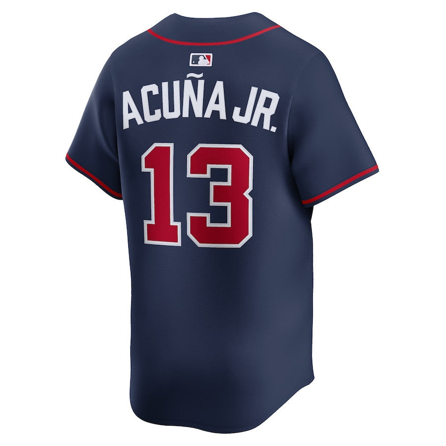 Ronald Acuña Jr. 13 Atlanta Braves Alternate Limited Men Jersey - Navy