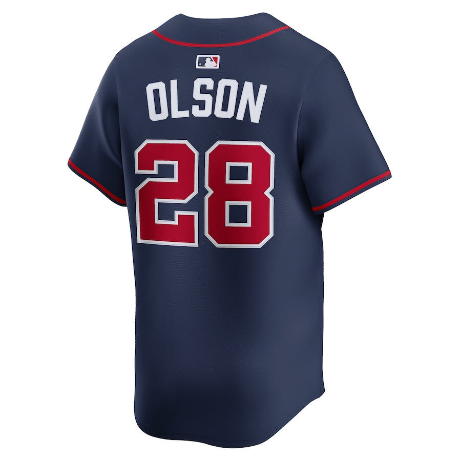 Matt Olson 28 Atlanta Braves Alternate Limited Men Jersey - Navy