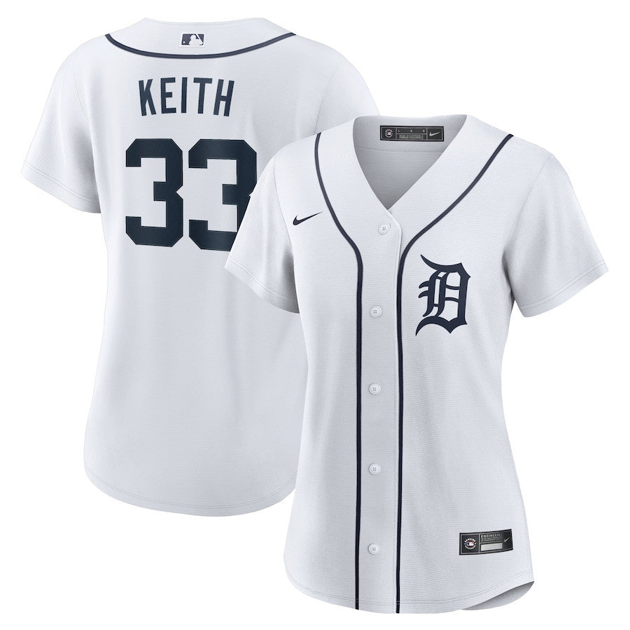 Colt Keith 33 Detroit Tigers Women's Home Jersey - White