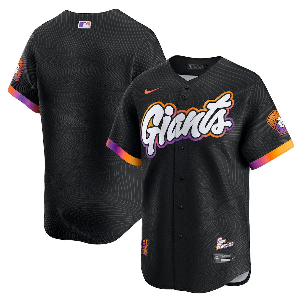 San Francisco Giants 2025 City Connect Limited Men Jersey - Anthracite