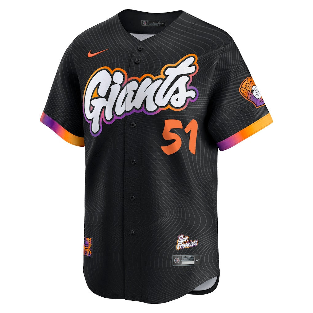 Jung Hoo Lee 51 San Francisco Giants 2025 City Connect Limited Men Jersey - Anthracite