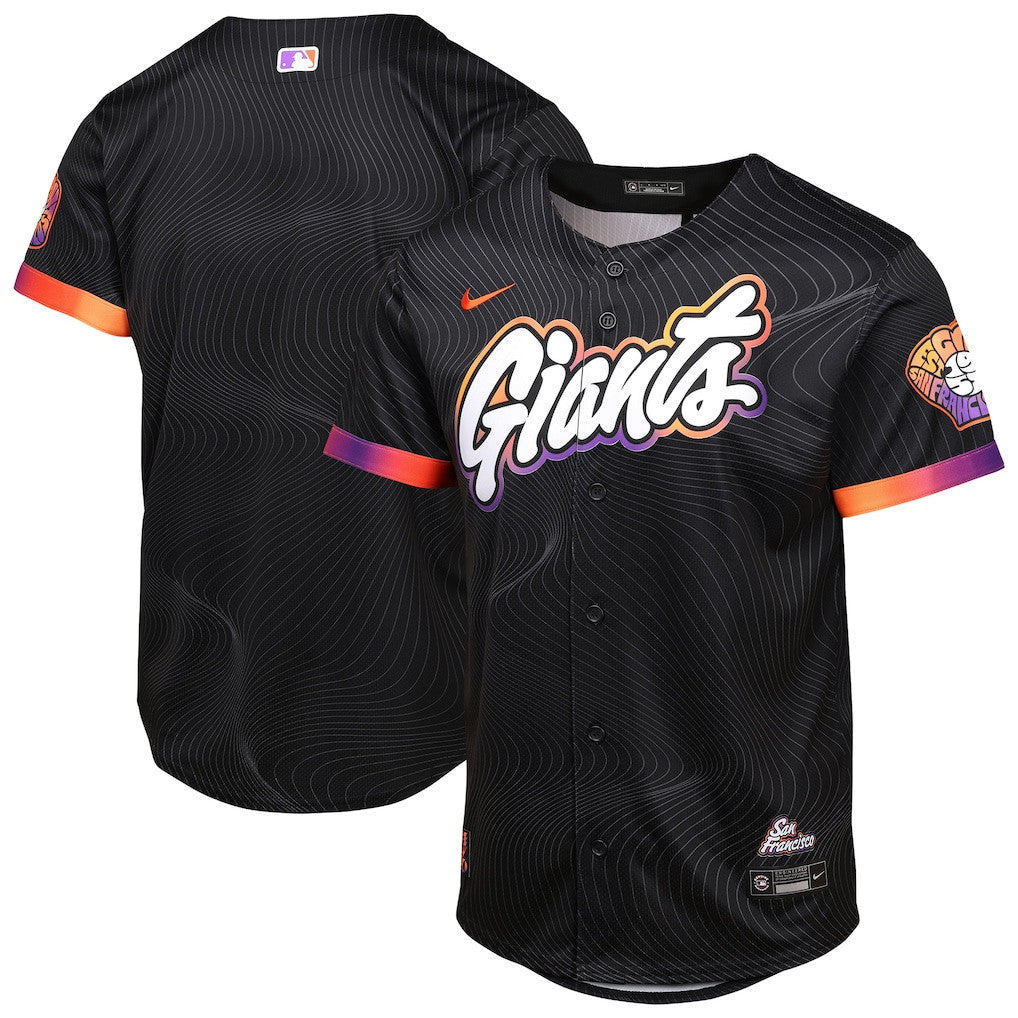 San Francisco Giants 2025 City Connect Limited YOUTH Jersey - Anthracite