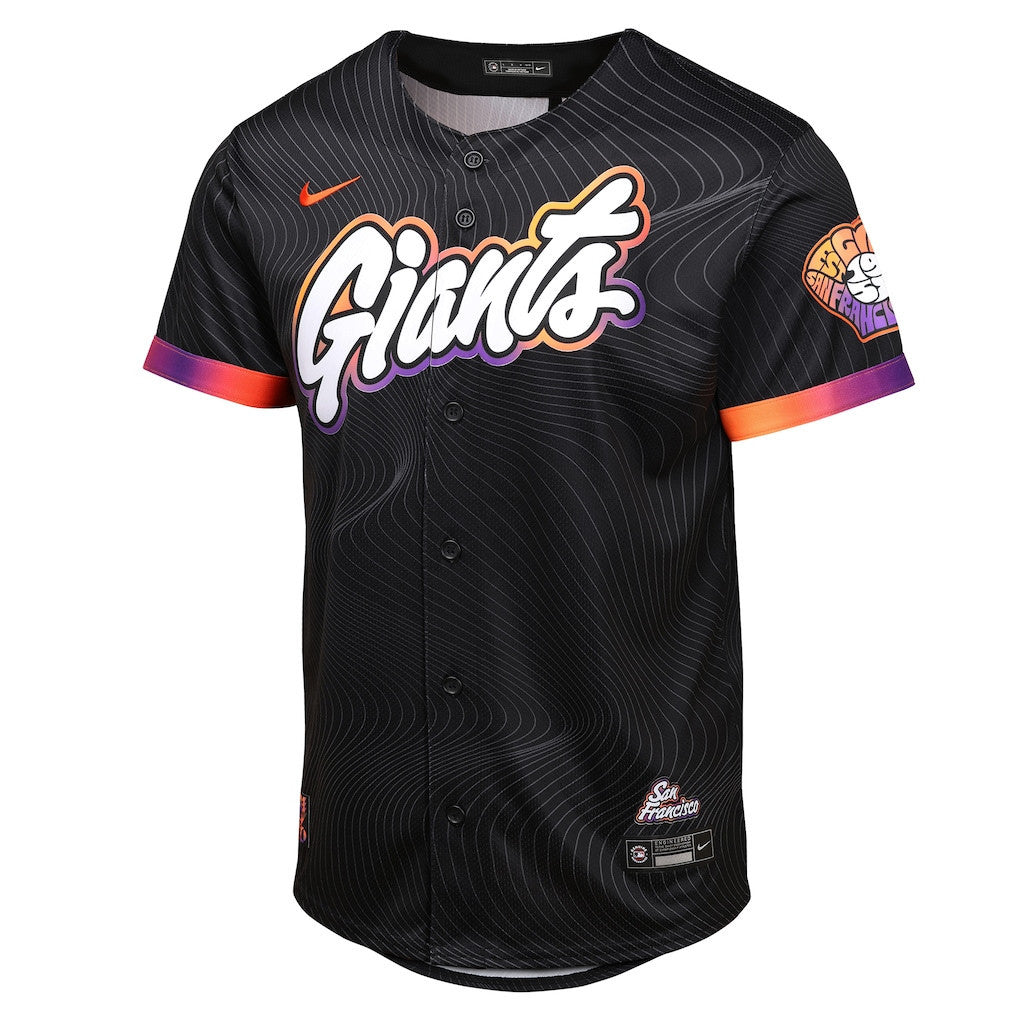 San Francisco Giants 2025 City Connect Limited YOUTH Jersey - Anthracite