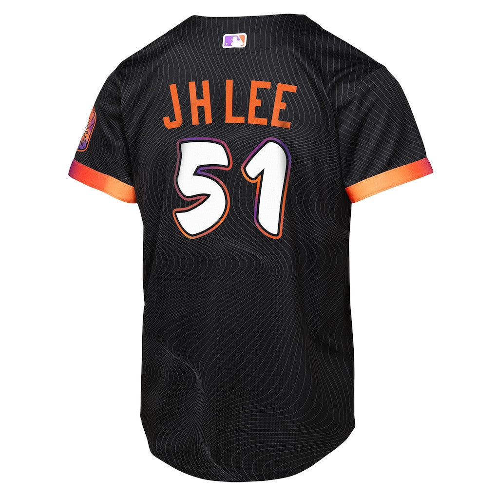 Jung Hoo Lee 51 San Francisco Giants 2025 City Connect Limited YOUTH Jersey - Anthracite