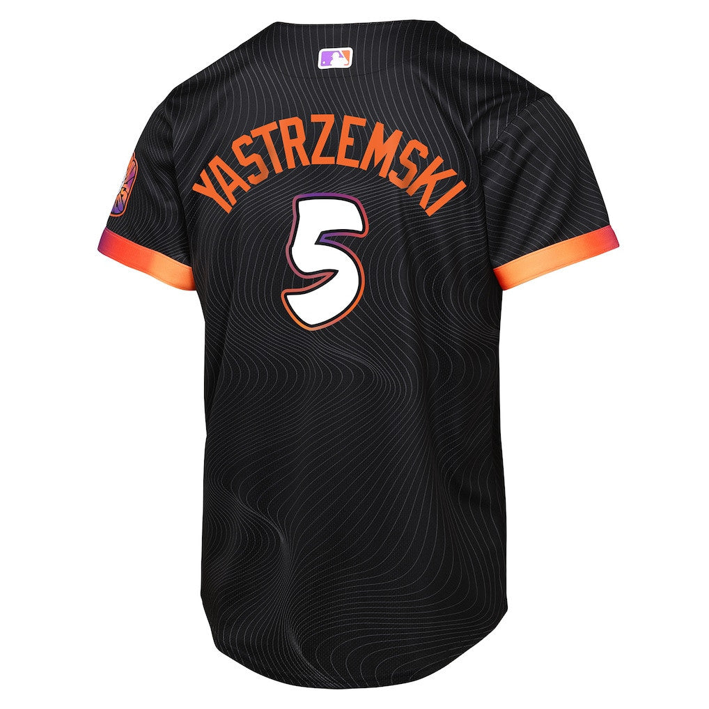 Mike Yastrzemski 5 San Francisco Giants 2025 City Connect Limited YOUTH Jersey - Anthracite
