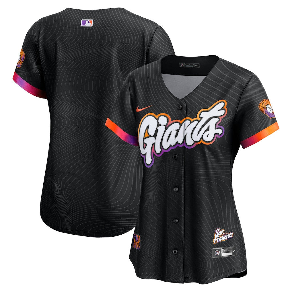 San Francisco Giants Women's 2025 City Connect Limited Jersey - Anthracite