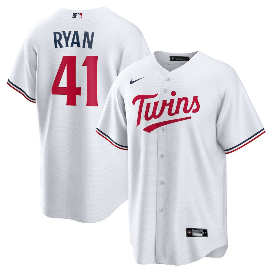 Joe Ryan 41 Minnesota Twins Home Player Men Jersey - White