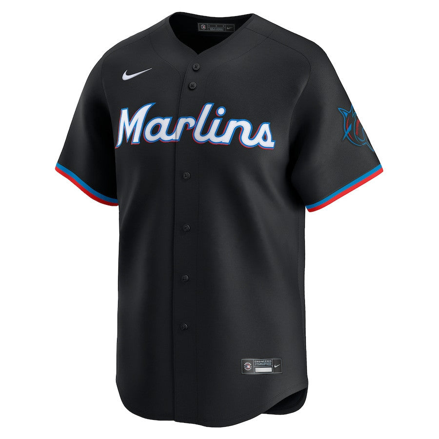 Sandy Alcantara 22 Miami Marlins Alternate Limited Player Men Jersey - Black