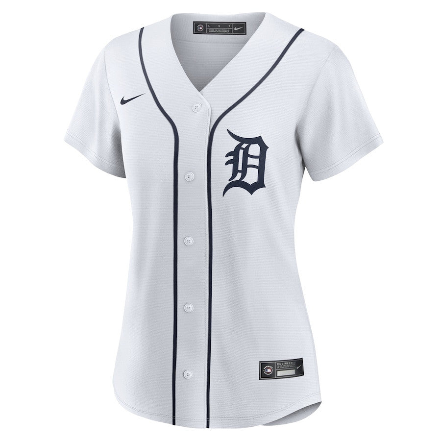 Kerry Carpenter 30 Detroit Tigers Women's Home Jersey - White