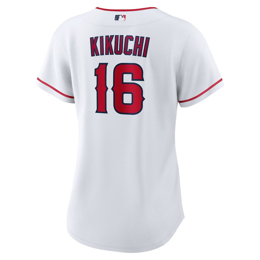 Yusei Kikuchi 16 Los Angeles Angels Women's Home Jersey - White