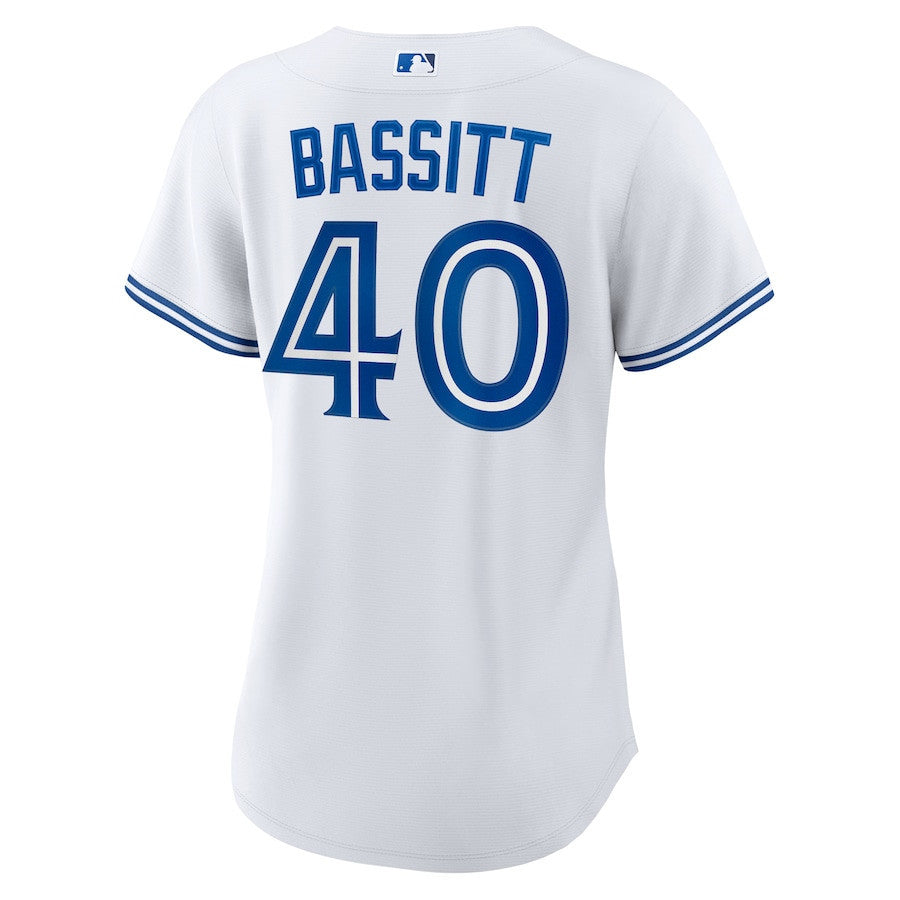 Chris Bassitt 40 Toronto Blue Jays Women's Home Jersey - White