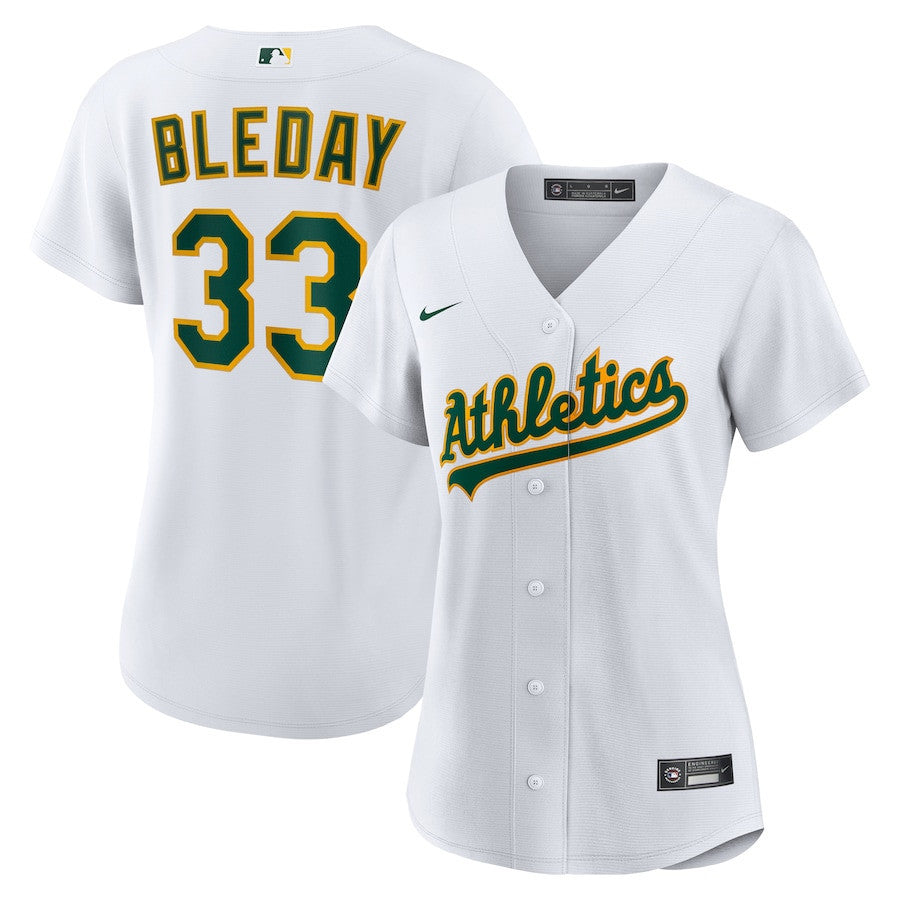 JJ Bleday 33 Athletics Women's Home Jersey - White