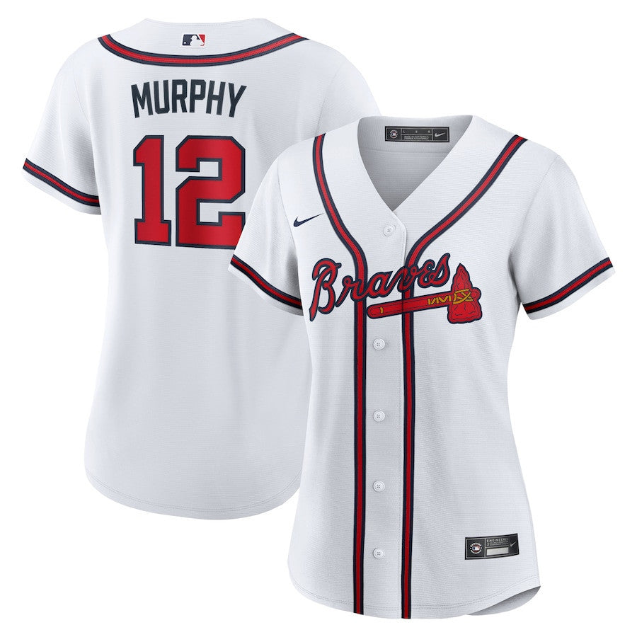 Sean Murphy 12 Atlanta Braves Women's Home Jersey - White