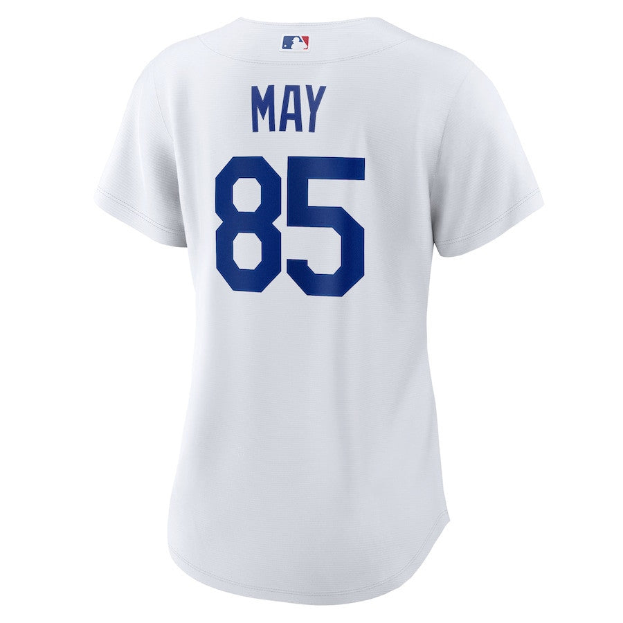 Dustin May 85 Los Angeles Dodgers Women's Home Jersey - White