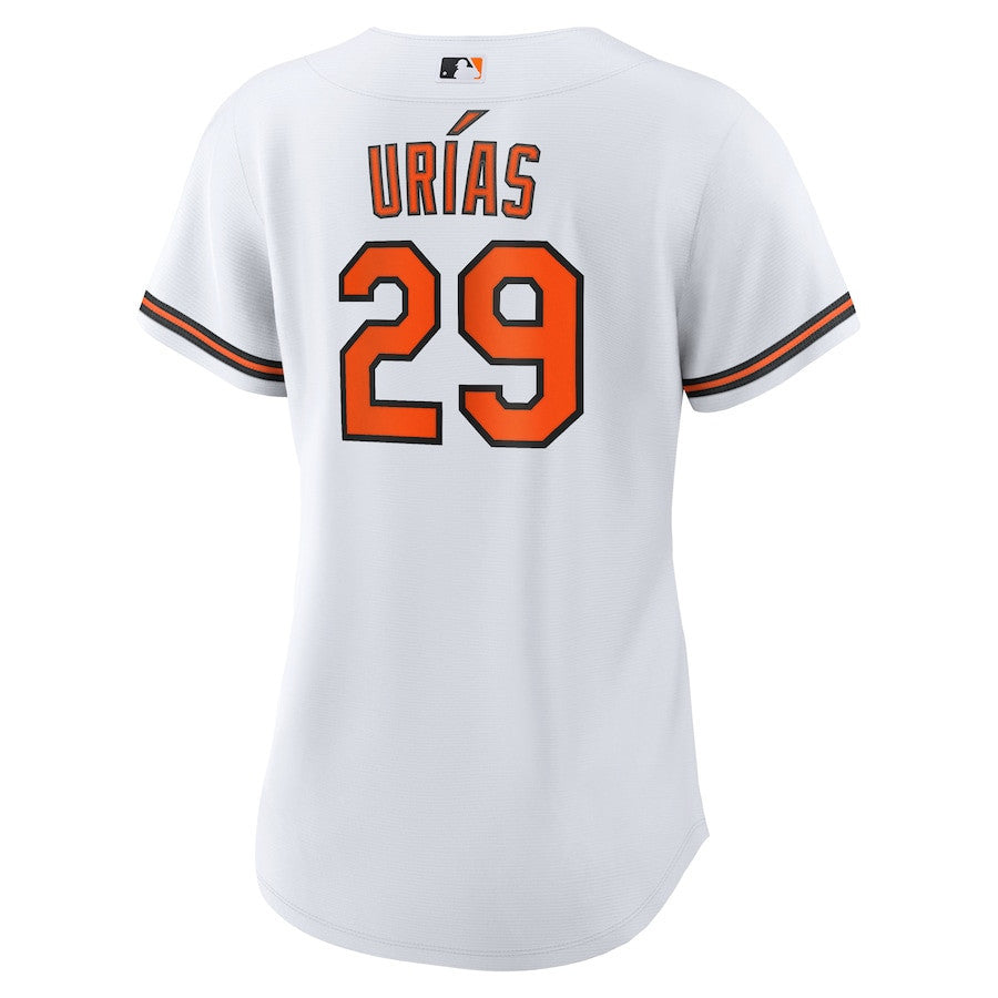 Ramon Urias 29 Baltimore Orioles Women's Home Jersey - White