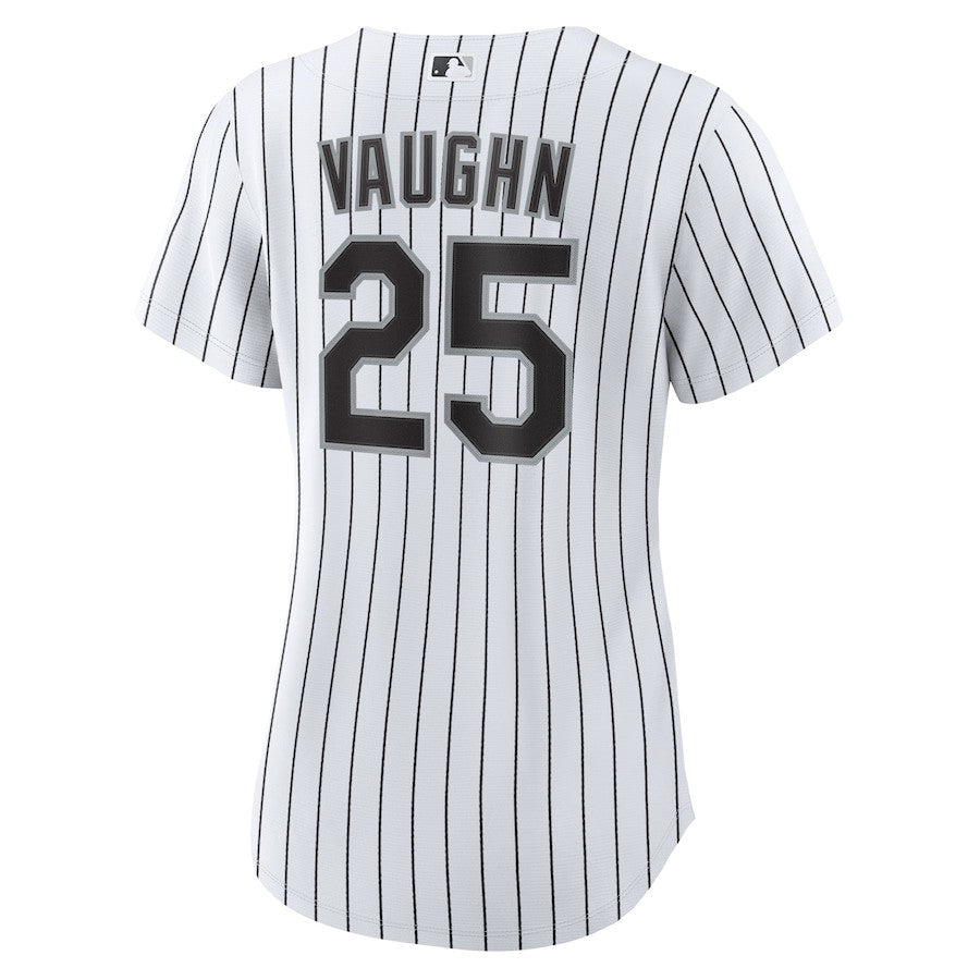 Andrew Vaughn 25 Chicago White Sox Women's Home Jersey - White