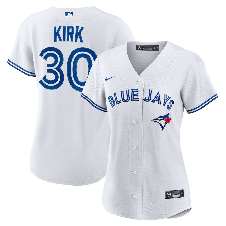 Alejandro Kirk 30 Toronto Blue Jays Women's Home Jersey - White