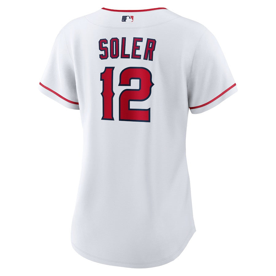 Jorge Soler 12 Los Angeles Angels Women's Home Jersey - White