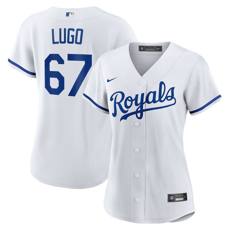 Seth Lugo 67 Kansas City Royals Women's Home Jersey - White
